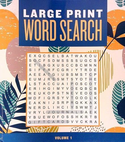 Large Print Word Search (Volume 1)