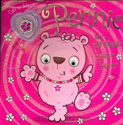 Pennie the Pinkest Polar Bear (Necklace Included)