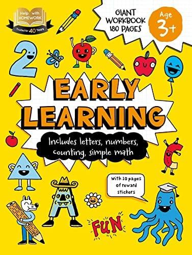 Early Learning: Includes Alphabet, Numbers, Counting, and Simple Math (Help With Homework)