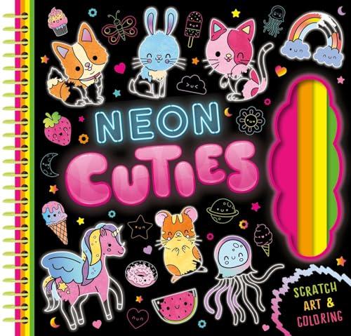 Neon Cuties (Scratch Art & Coloring)