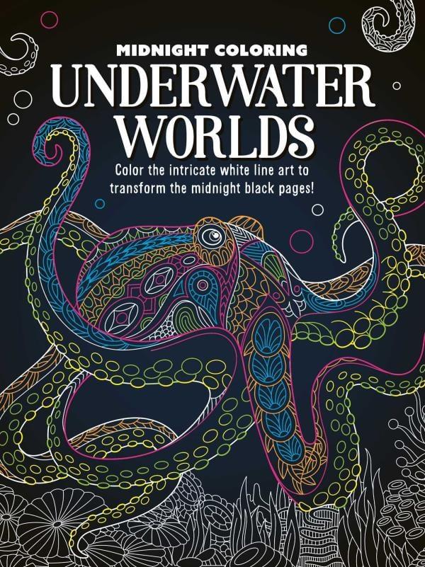 Underwater Worlds (Midnight Coloring)