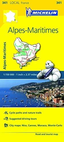 Alpes-Maritimes Road and Tourist Map (341 Local France)