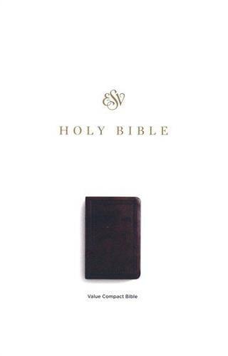 ESV, Value Compact Holy Bible (TruTone, Mahogany, Border Design)