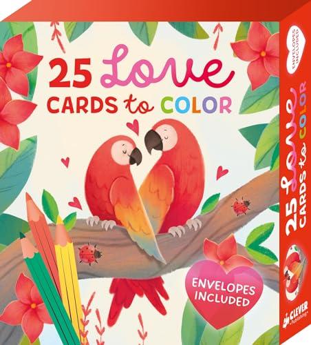25 Love Cards (Clever Cards to Color)
