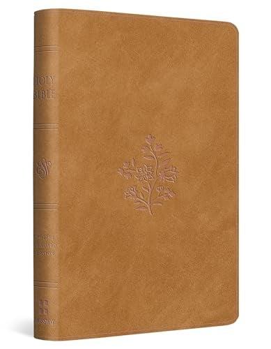ESV, Compact Holy Bible (TruTone, Nubuck Caramel, Wildflower Design)