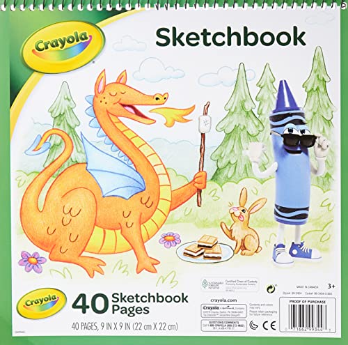 Crayola Kids' Spiral Sketchbook,