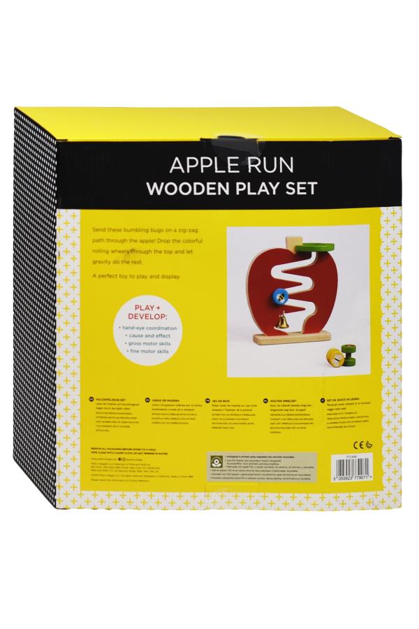 Set de jeu en bois La course aux pommes