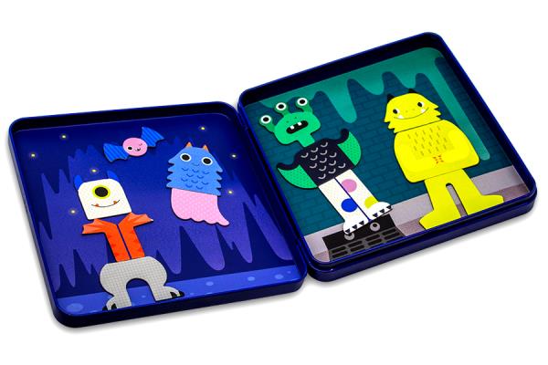 Mixed-Up Monsters: On-The-Go Magnetic Play Set
