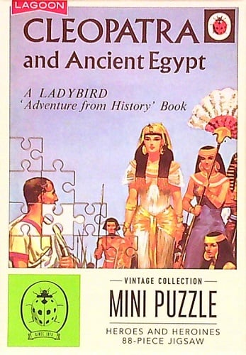 Cleopatra and Ancient Egypt 88-Piece Jigsaw Puzzle (Vintage Collection Mini Puzzle: Heroes and Heroines)