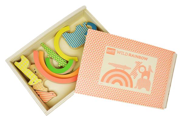 Wild Rainbow Wooden Balancing Game