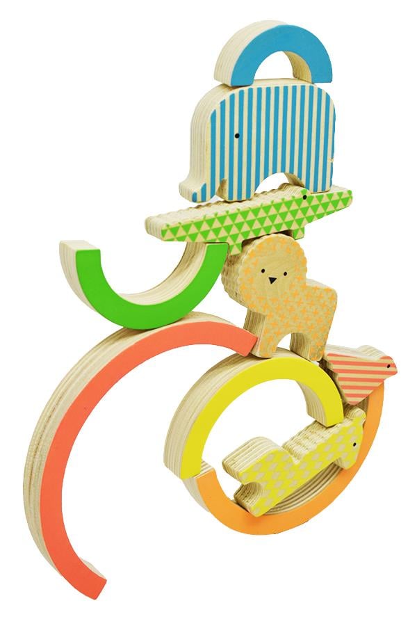 Wild Rainbow Wooden Balancing Game