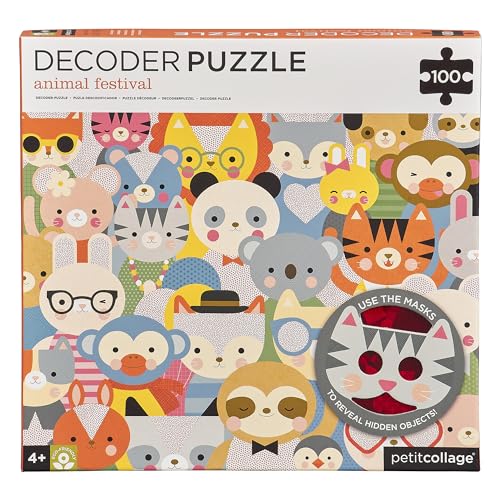 Decoder Puzzle: Animal Festival 100 Piece Jigsaw Puzzle