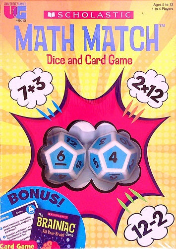 Math Match: Dice and Card Game