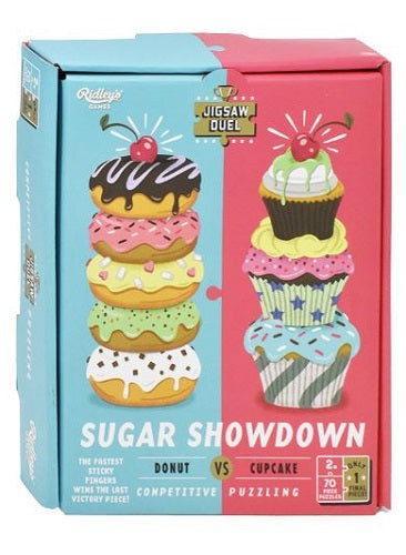 Sugar Showdown: Donut vs. Cupcake (Jigsaw Duel)