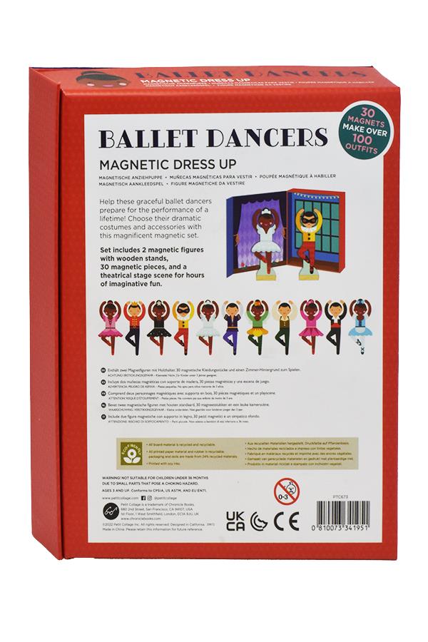 Danseuses de ballet magnétiques à habiller