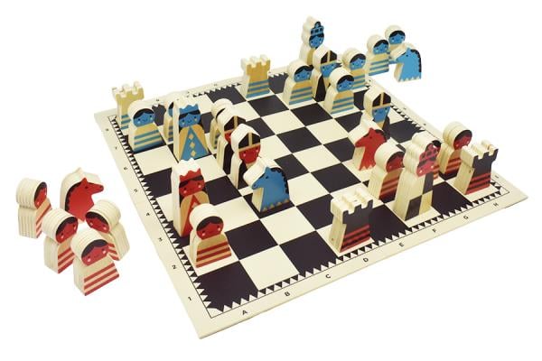 On the Move Wooden Chess Set