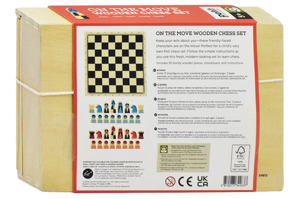 On the Move Wooden Chess Set