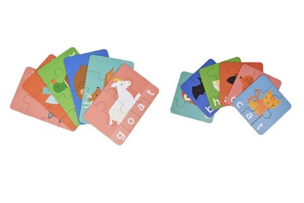 Spelling Puzzles: Animals: Three & Four Letter Words