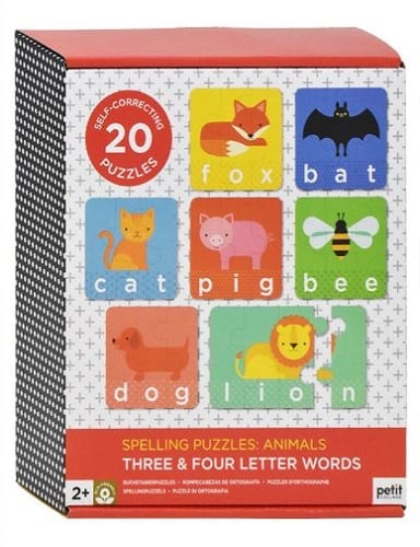 Spelling Puzzles: Animals: Three & Four Letter Words