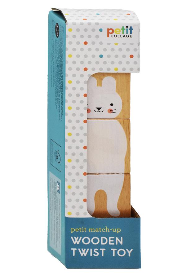 Petit Match-up Wooden Twist Toy