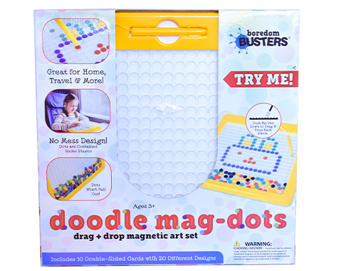 Doodle Mag-Dots: Drag & Drop Magnetic Art Set