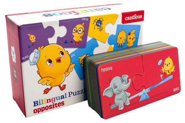 Canticos Bilingual Puzzle Pairs: Opposites