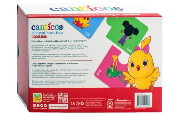 Canticos Bilingual Puzzle Pairs: Opposites