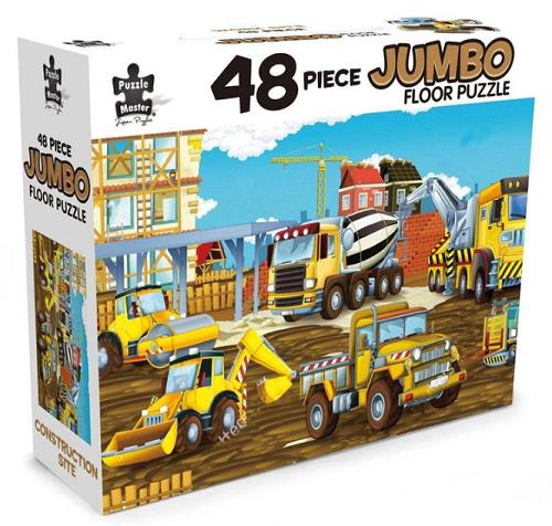 Construction Site 48 Piece Jumbo Floor Puzzle