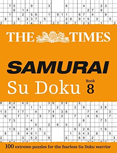 The Times Samurai Su Doku (Volume 8)