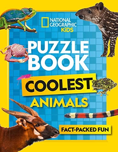 Puzzle Book: Coolest Animals (National Geographic Kids)