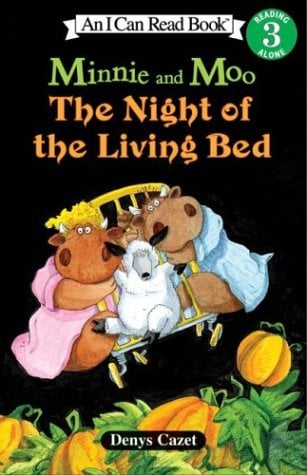 The Night Of The Living Bed (Minnie and Moo, I Can Read Book, Level 3)