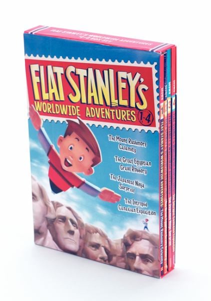 Flat Stanley's Worldwide Adventures Box Set (Bk.'s 1-4)