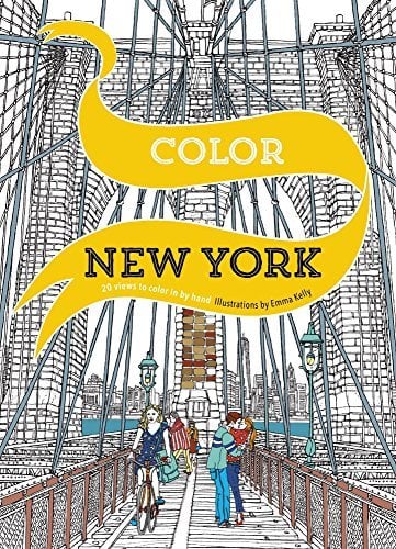 Color New York: 20 Views to Color in by Hand