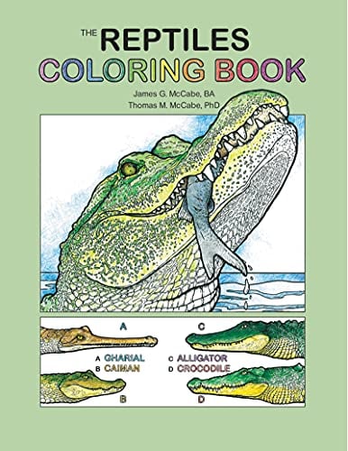 The Reptiles Coloring Book