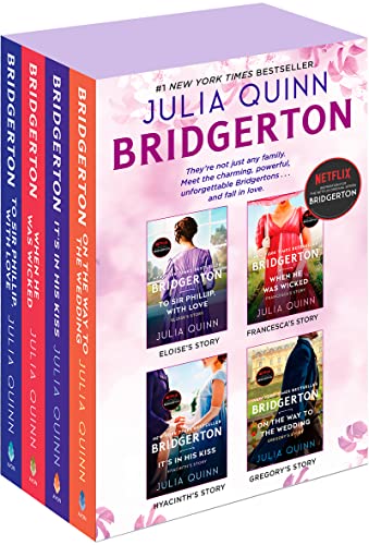 Bridgerton Boxed Set (To Sir Phillip, With Love/When He Was Wicked/It's in His Kiss/On the Way to the Wedding)