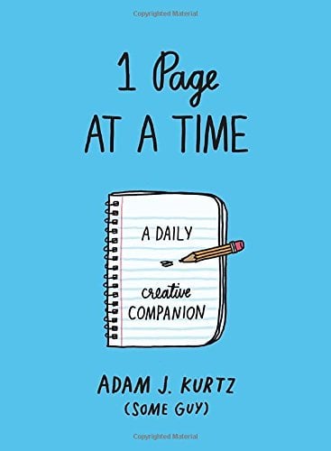 1 Page at a Time: A Daily Creative Companion (Blue)