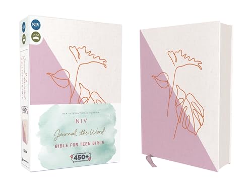 NIV, Journal the Word Bible for Teen Girls (Lavender/White Cloth Over Board)