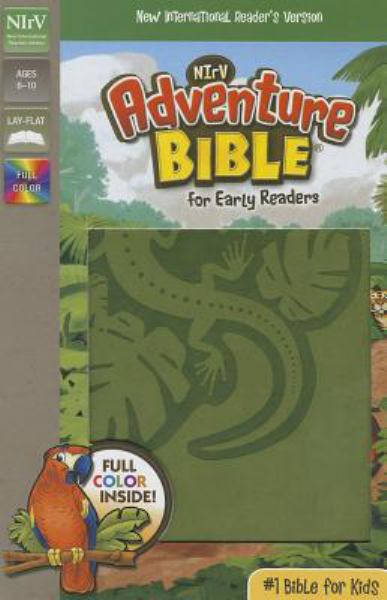 NIrV Adventure Bible for Early Readers (Jungle Green Italian Duo-Tone)