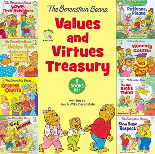 The Berenstain Bears Values and Virtues Treasury (The Berenstain Bears, 8 Books in 1)