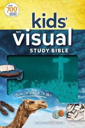 NIV, Kids' Visual Study Bible (Teal Leathersoft)