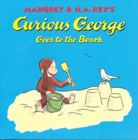 Georges le petit curieux à la plage