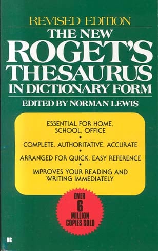 The New Roget's Thesaurus In Dictionary Form