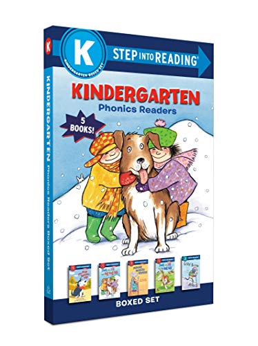 Kindergarten Phonics Readers (Step Into Reading Kindergarten, 5 Book Boxed Set)