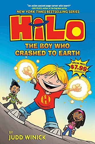 The Boy Who Crashed to Earth (Hilo, Bk. 1)