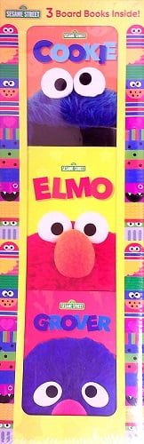 Sesame Street 3 Board Book Set (Cookie/Elmo/Grover)