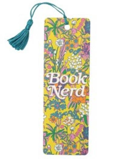 Book Nerd Floral Bookmark