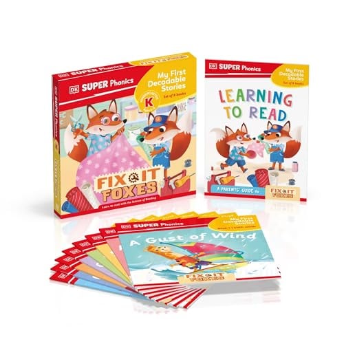 My First Decodable Stories (Fix-It Foxes, DK Super Phonics, Kindergarten)
