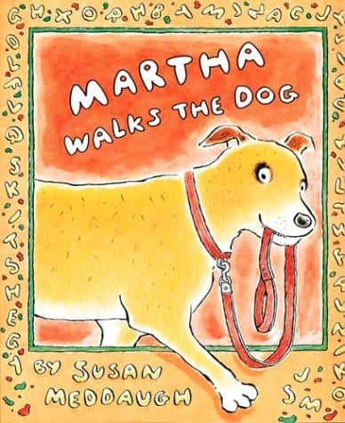Martha promène le chien