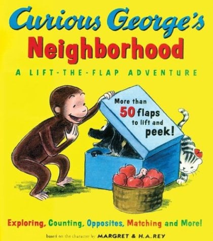 Le quartier de George le Curieux : une aventure avec des volets à soulever