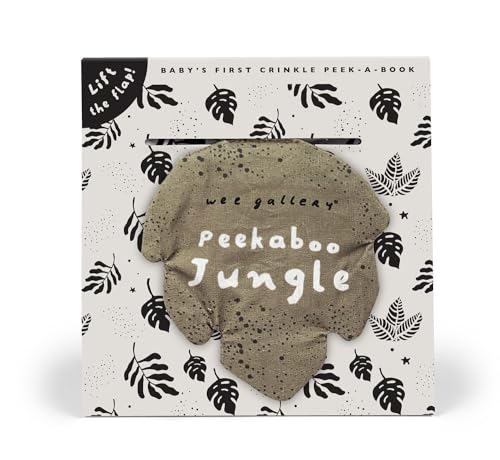 Peekaboo Jungle: Baby's First Crinkle Peek-A-Book (Wee Gallery Peekaboo Cloth Books, Bk. 3)